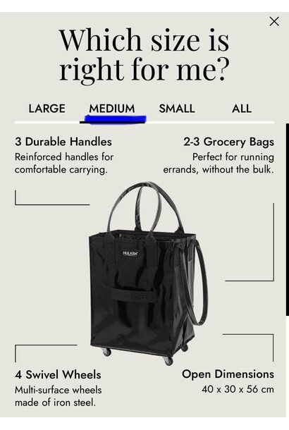 Hulken Bag medium - silver