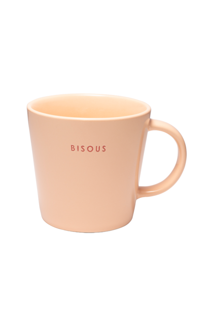 Thee kop 350ml BISOUS salmon 350ml*