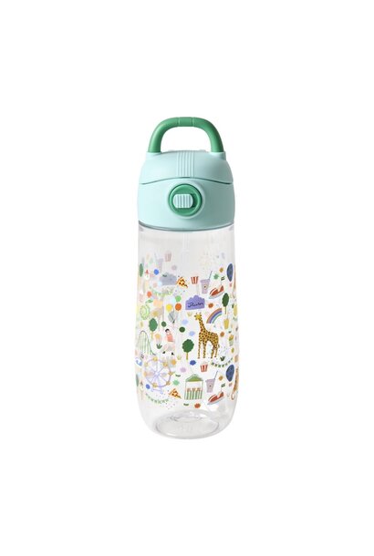 Drinkfles plastic 550ml Fun Fair mint