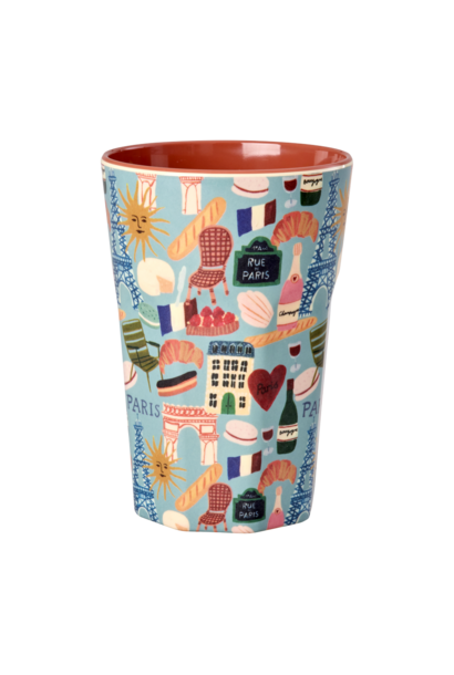 Melamine Tall beker Paris Mon Amour 400ml