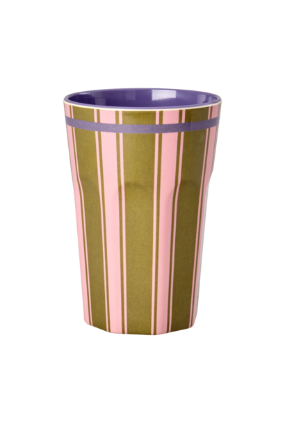 Melamine Tall beker Stripe Delight 400ml