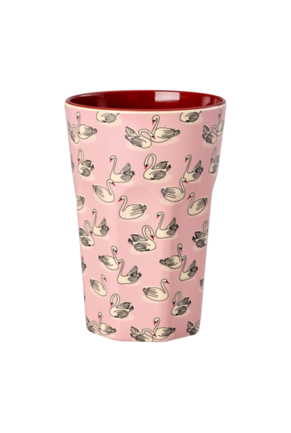 Melamine Tall beker Swan in Paris 400ml