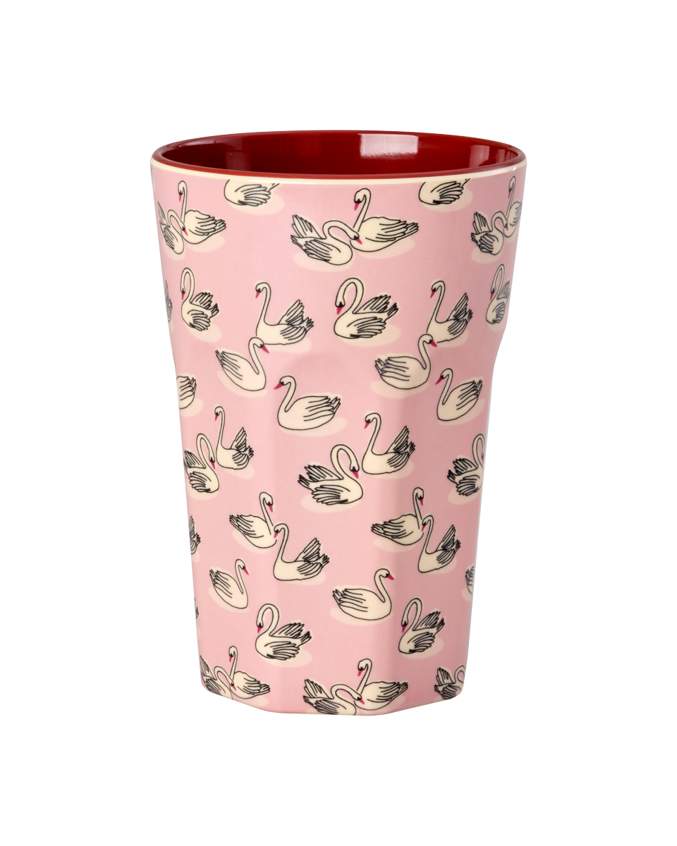 Melamine Tall beker Swan in Paris 400ml-1