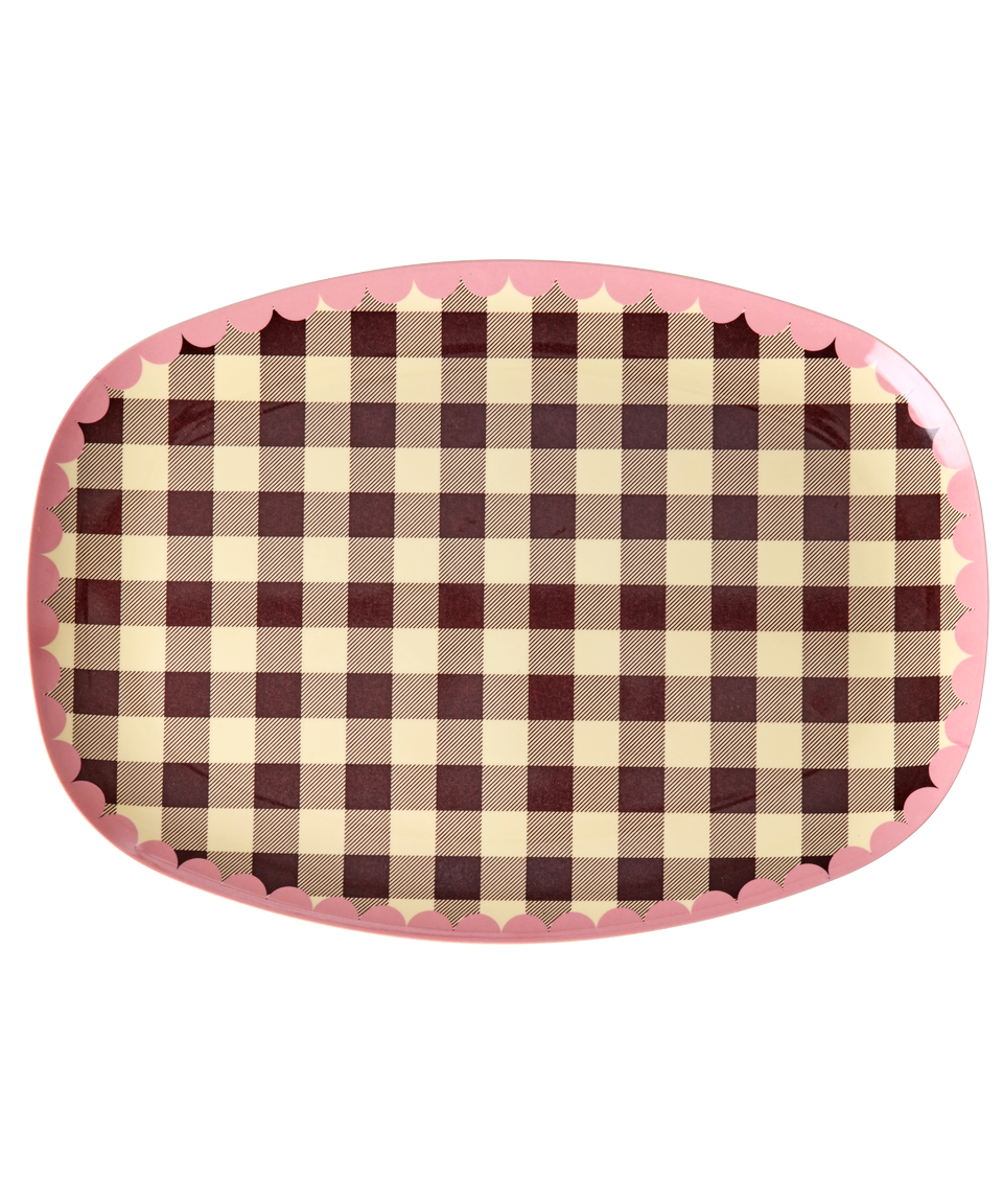 Melamine ovaal bord Check Me Out-1