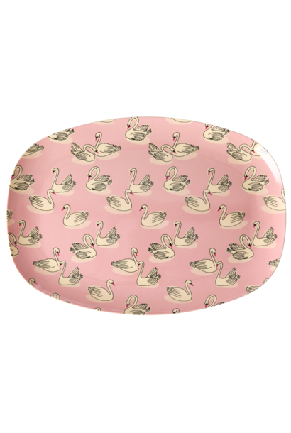 Melamine ovaal bord Swan in Paris