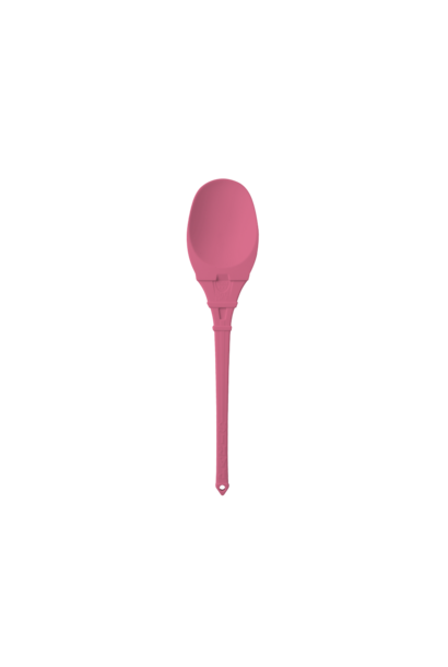 Silicone Kitchen Spoon in Eiffel Tower Shape - Soft Raspberry
