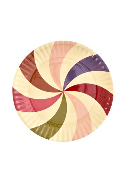Melamine schaal rond Spin Color effect - D40.5xH3cm