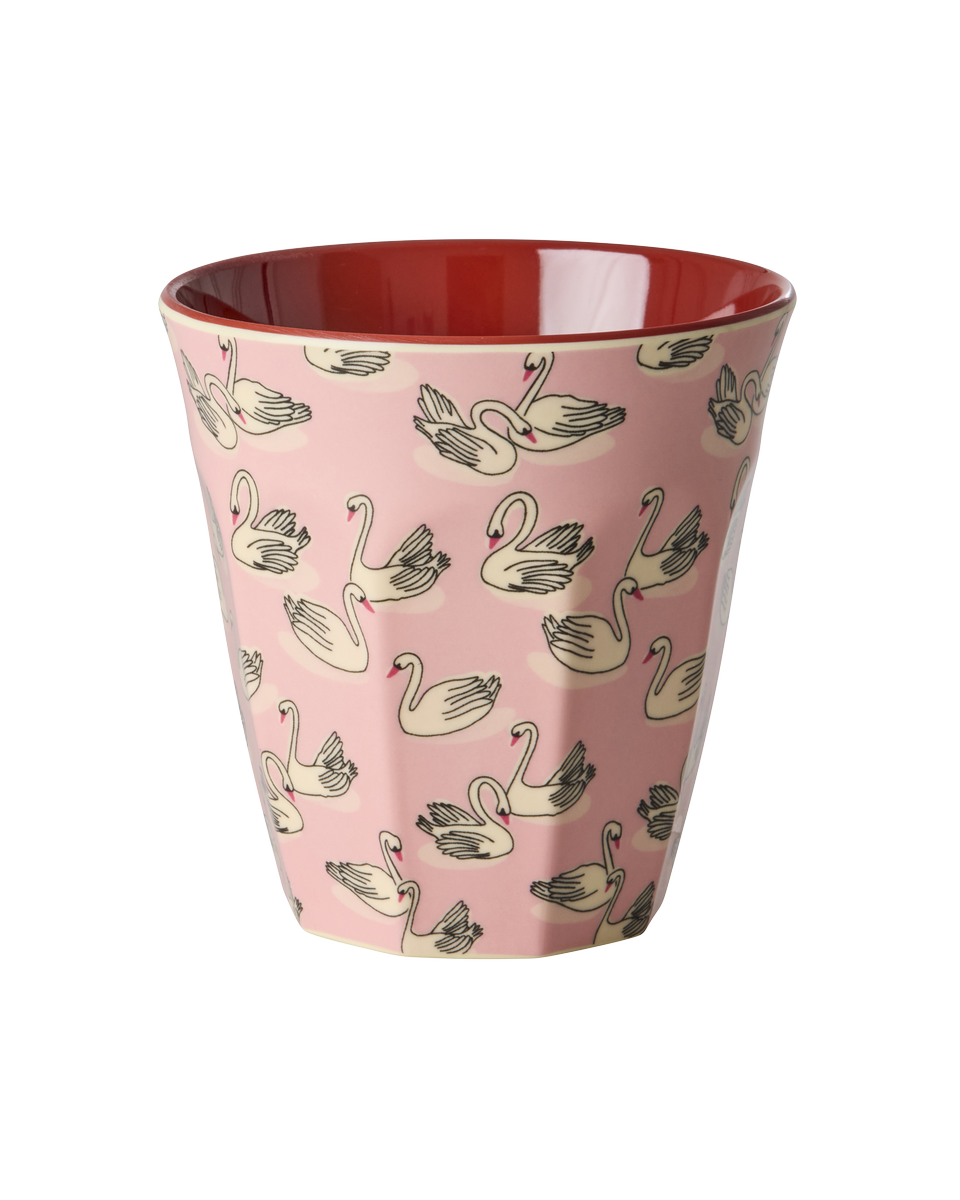 Melamine beker medium Swan in Paris 250ml-1