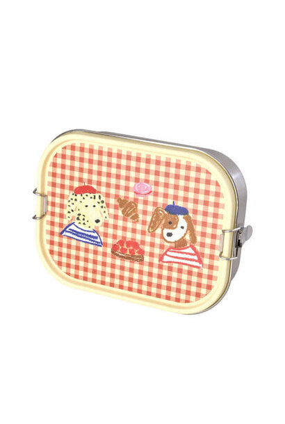 SS Lunchbox large Kids in Paris red 1400ml - movable divider