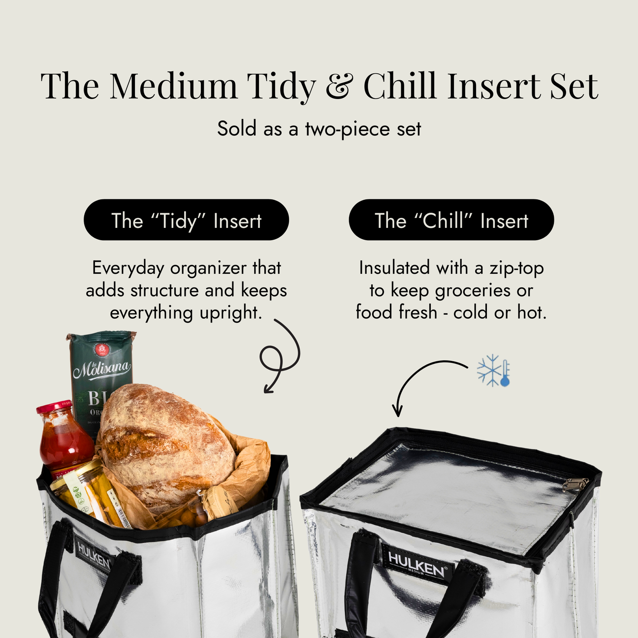Hulken Tidy Chill medium silver-4