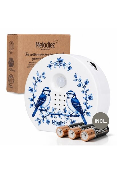 Melody Nature Sounds Delfts blauw - 10x9x1,5cm