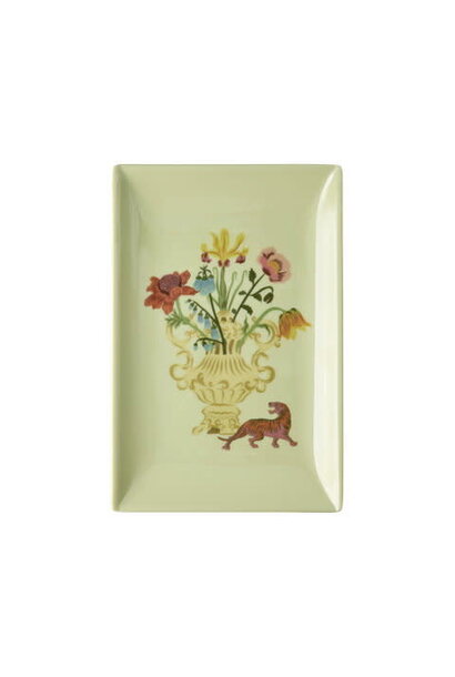 Melamine Sushi bord Chinese print soft green