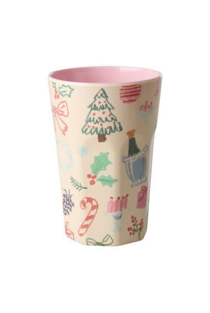 Melamine Tall beker Xmas Galoree 400ml