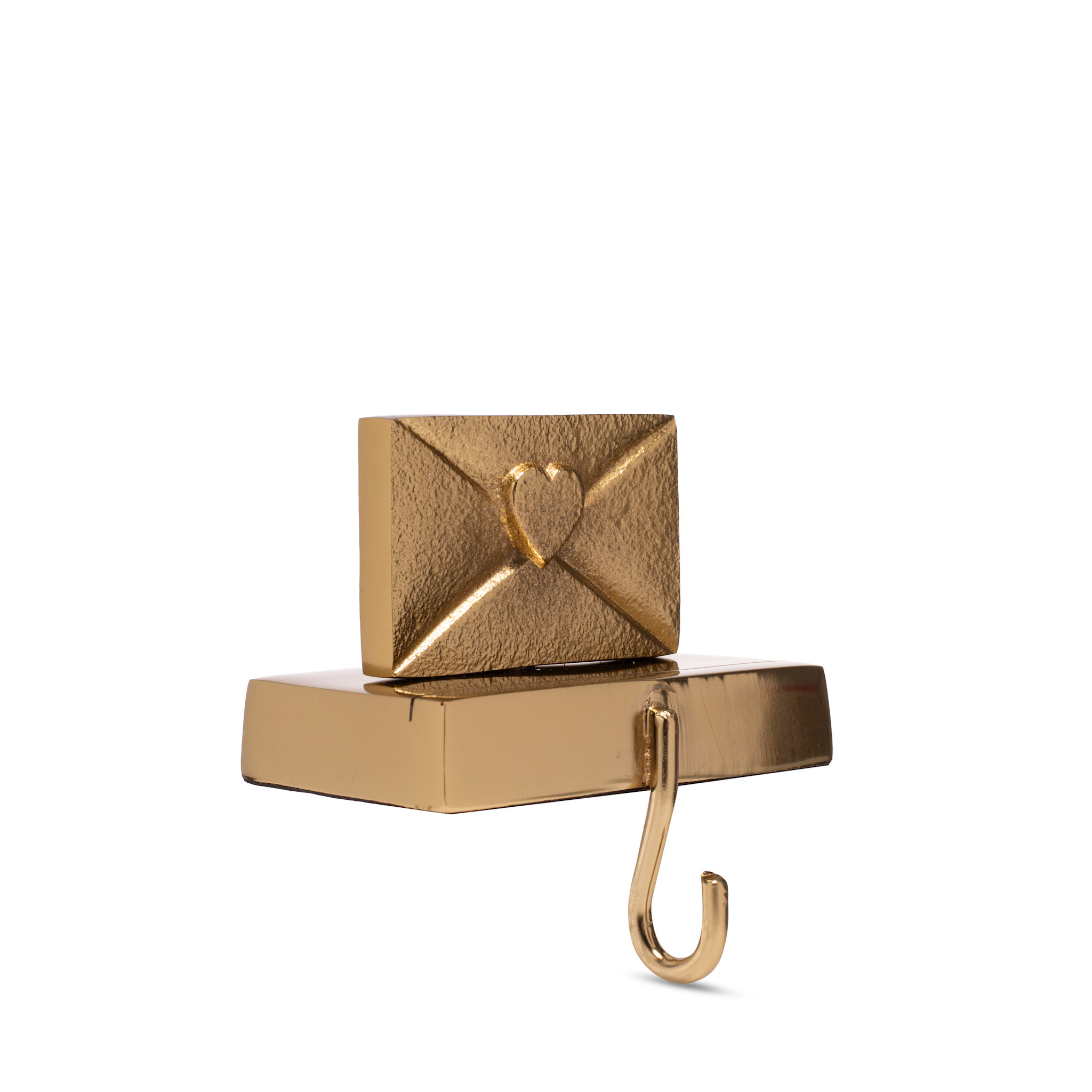 Kerstsok hanger Envelop - metaal H12.5cm-1