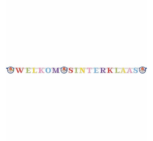 Haza Original Letterslinger Welkom Sinterklaas 3 meter