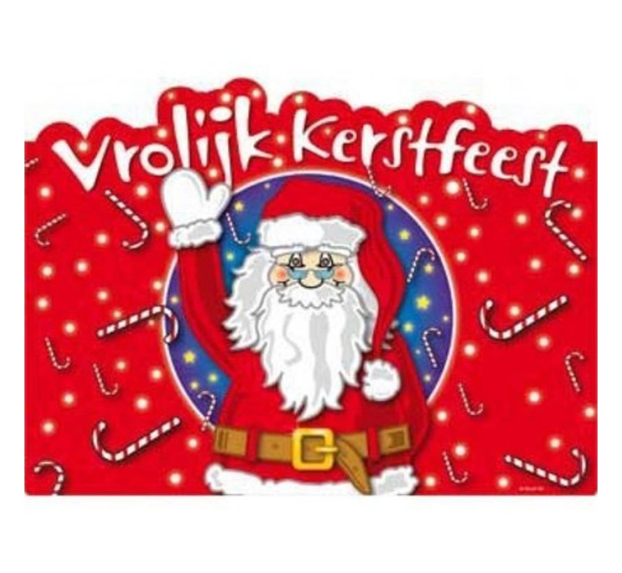 Deur schild Vrolijk kerstfeest