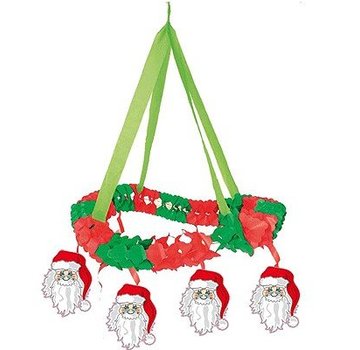 Folat Kroonlluchter happy santa 70 x 70 cm
