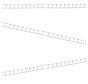 Slinger Klokrand 2,5 meter Wit