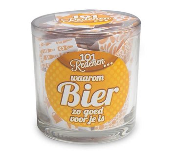 Miko Reden-pot "Waarom bier goed voor je is"