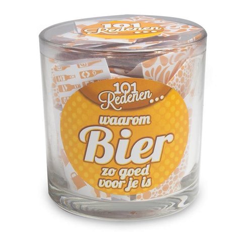 Miko Reden-pot "Waarom bier goed voor je is"