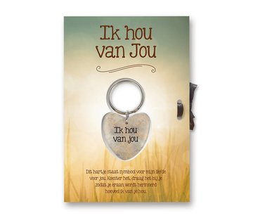 Miko Gelukshart Giftcard Ik hou van jou