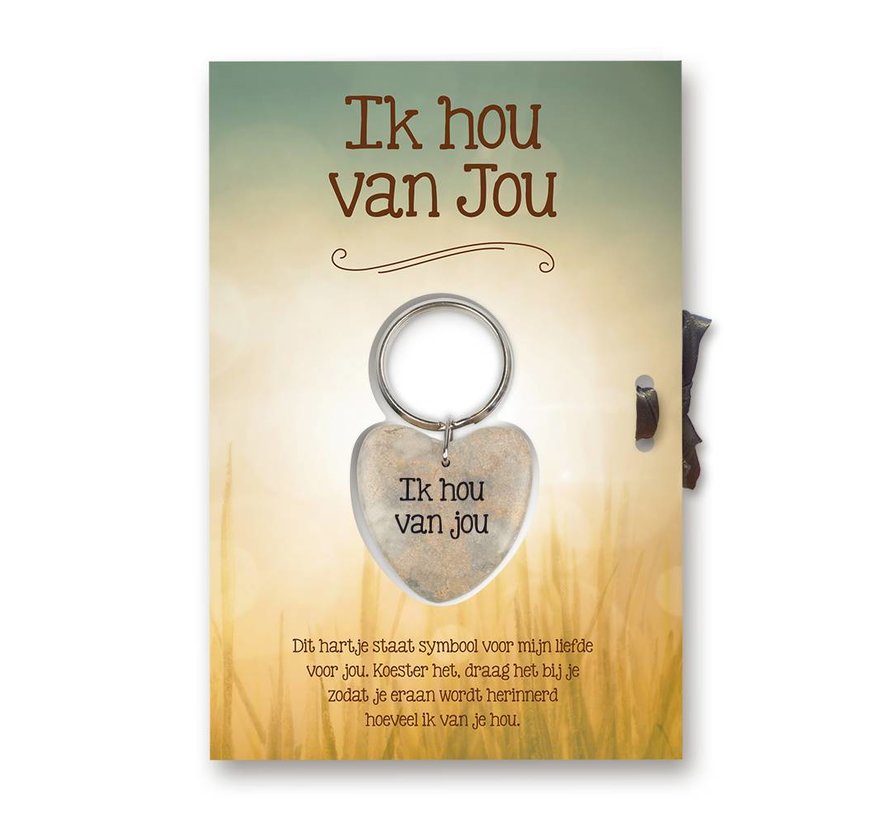 Gelukshart Giftcard Ik hou van jou