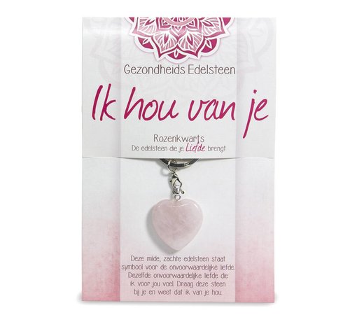 Miko Gezondheids Edelsteen Giftcard Ik hou van je