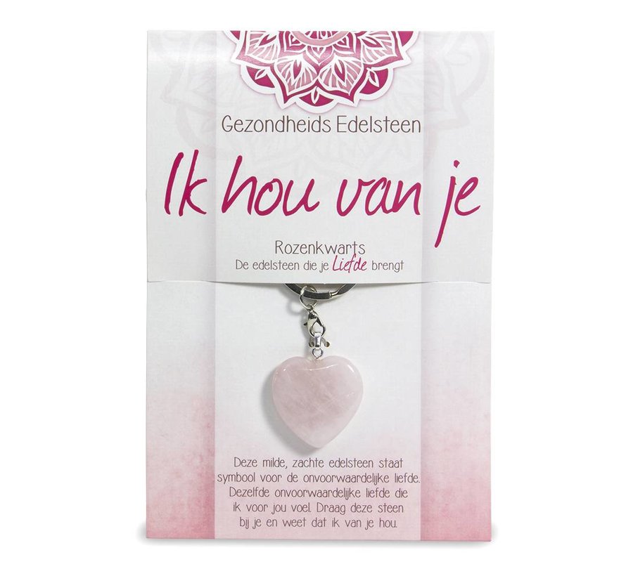 Gezondheids Edelsteen Giftcard Ik hou van je