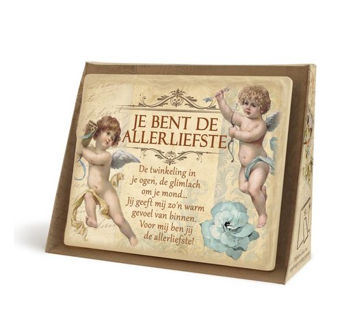 Miko Jardin tekstbord "Je bent de aller liefste"