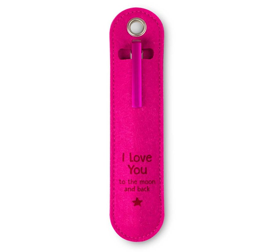 Pen etui - I love you