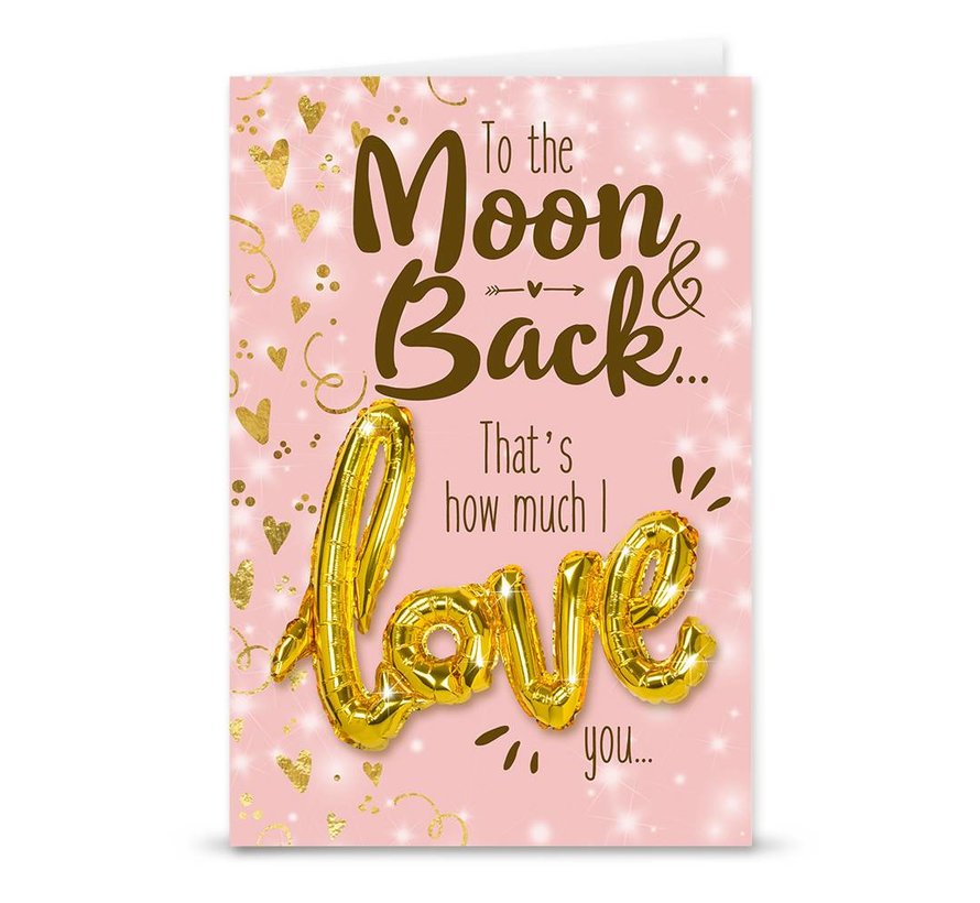 Love ballon "Moon & Back"