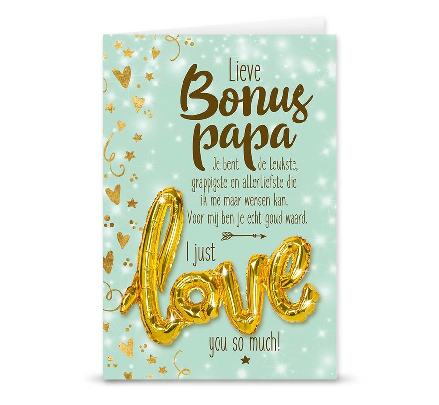 Love ballon "Bonus Papa"