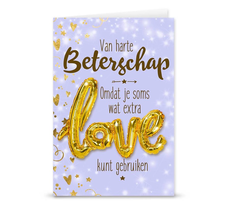 Love ballon "Beterschap"