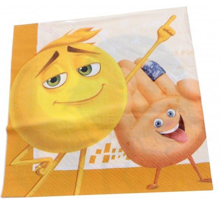 Servetten the emoji movie 20 stuks