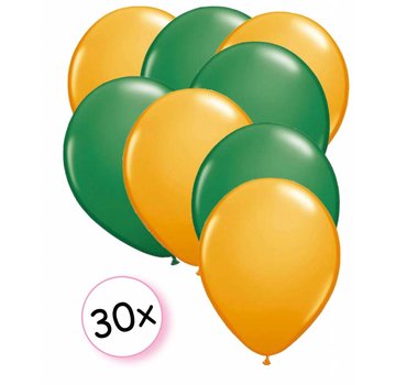 Joni's Winkel Ballonnen Oranje & Groen 30 stuks 27 cm