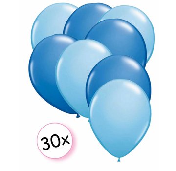 Joni's Winkel Ballonnen Licht blauw & Blauw 30 stuks 27 cm
