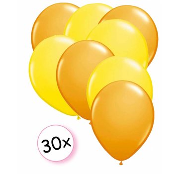 Joni's Winkel Ballonnen Oranje & Geel 30 stuks 27 cm
