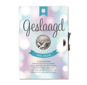 Miko Geluksmunt giftcard "geslaagd"