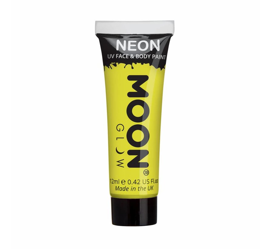 Moon-Glow Neon Face & body paint Geel