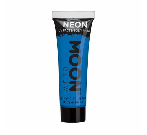 Moon Creations Moon-Glow Neon Face & body paint Blauw