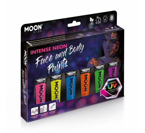 Moon Creations Moon-Glow Face & Body paint box set