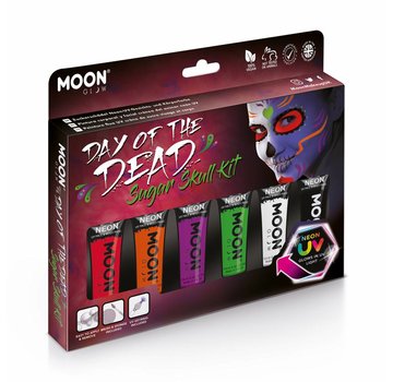 Moon Creations Moon-Glow Day of the dead UV Suger Skull box set