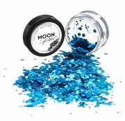 Moon Creations Moon-Glitter Holografische Chunky Glitter Shaker 3 gram Blauw