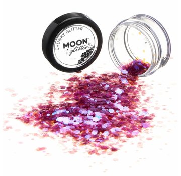 Moon Creations Moon-Glitter Chunky Iridescent Glitter Shaker 3 gram Paars