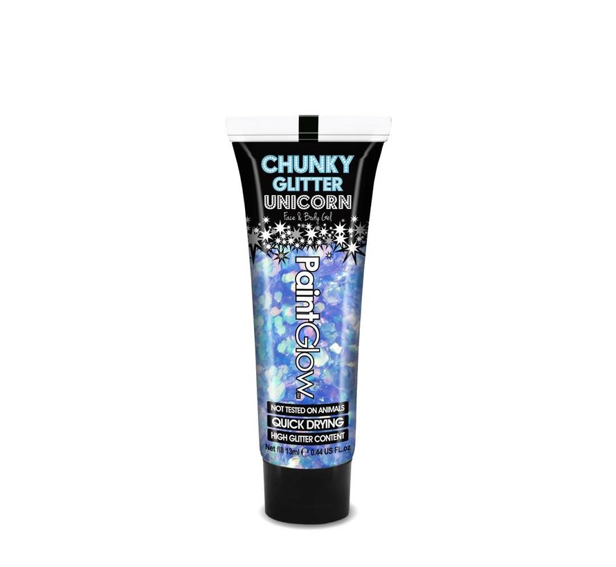 PaintGlow Unicorn Chunky Glitter Gel