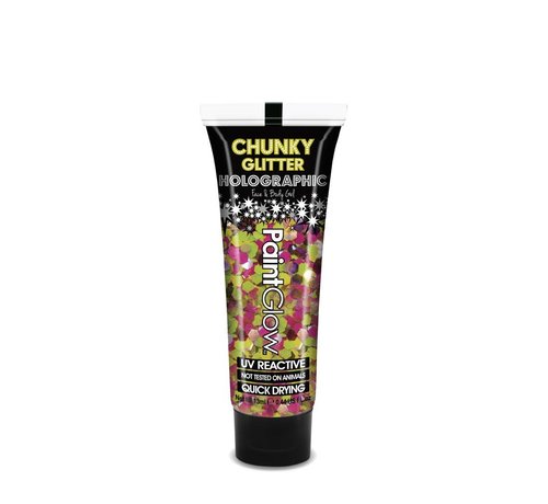 PaintGlow PaintGlow UV Unicorn Chunky Glitter Gel Rainbow Rave