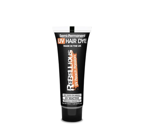 PaintGlow UV  Rebellious Colours semi permanente haarverf 13 ml Peach Passion