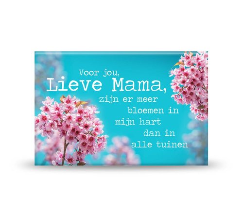 Miko Magneet - Lieve mama - 8 cm - koelkastmagneet