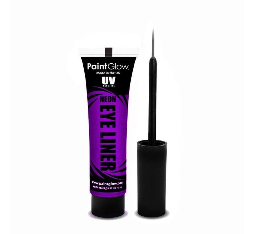 PaintGlow NEON Eye liner Paars