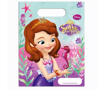 Disney Feestzakjes Sofia het prinsesje zeemeermin 6 stuks